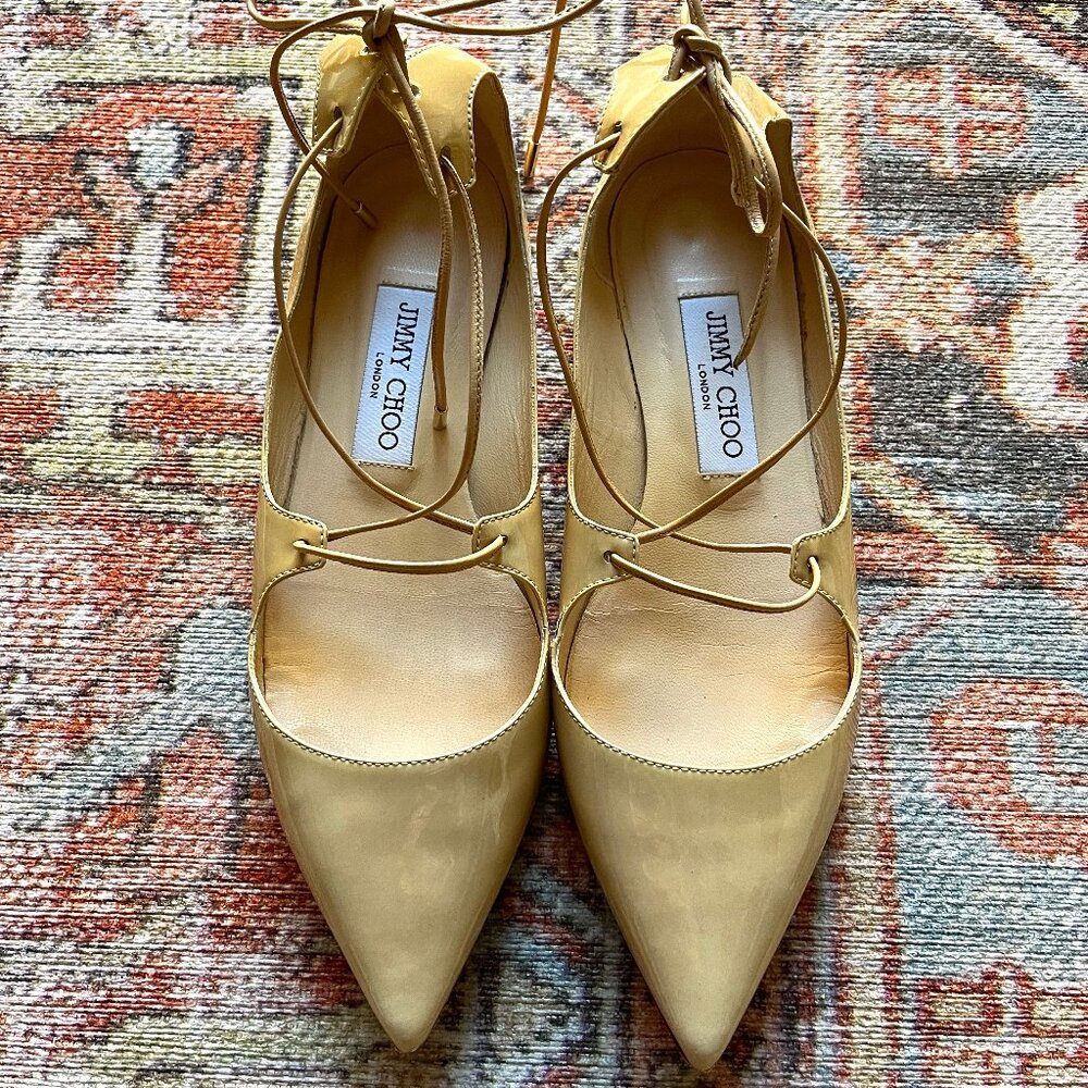 Jimmy Choo Ankle Wrap "Vita" Flats